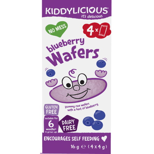 Kiddylicious Blueberry Wafers 6 Months +