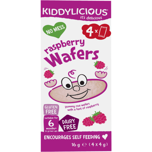 Kiddylicious Raspberry Wafers 6 Months +
