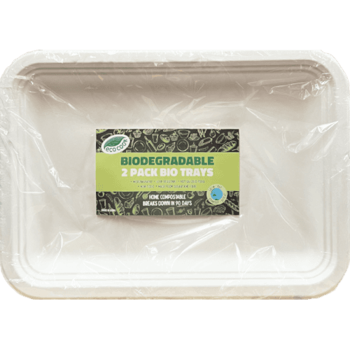 Eco Cook Biodegradable Sugarcane Bio Tray/Platter