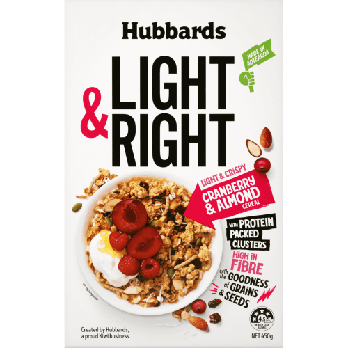 Hubbards Light & Right Cranberry & Almond Breakfast Cereal