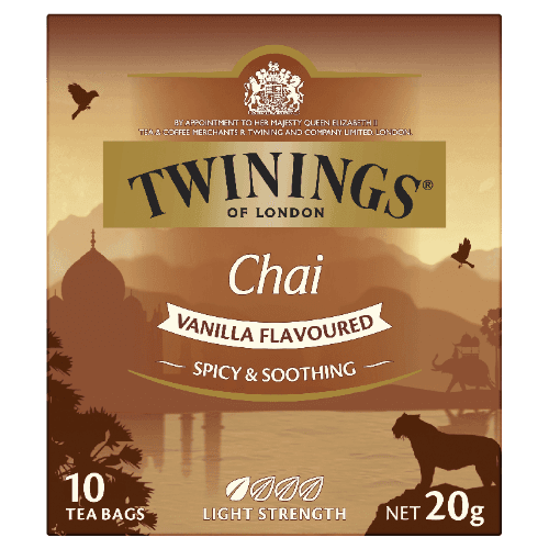 Twinings Chai Vanilla Flavoured Tea Bags 10 pack