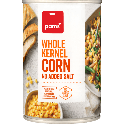 Pams Whole Kernel Corn No Added Salt