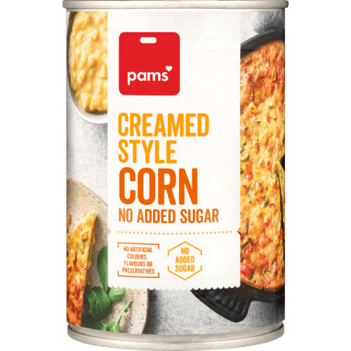 Pams Creamed Style Corn No Added Sugar