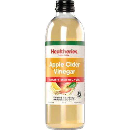 Healtheries Apple Cider Vinegar Immunity With Vit C + Zinc