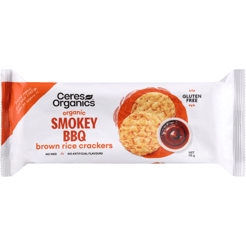 Ceres Organics Smokey BBQ Brown Rice Crackers