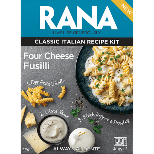 Rana Fresh Pasta Chilled Four Cheese Fusilli Meal Kit