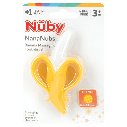 Nuby Nana Nubs Banana Massaging Toothbrush 3+ Months