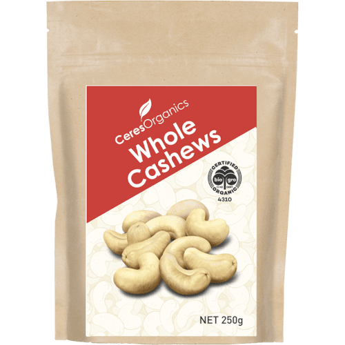 Ceres Organics Whole Raw Cashews