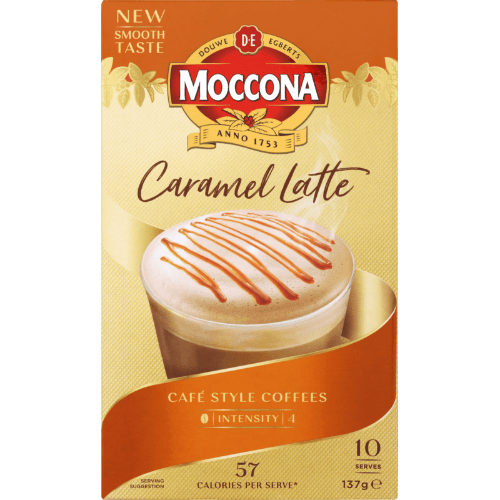 Moccona Caramel Latte Coffee Sachets