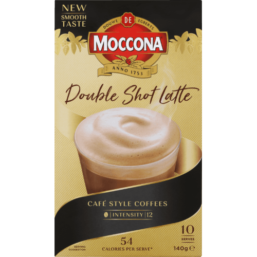 Moccona Double Shot Latte Coffee Sachets