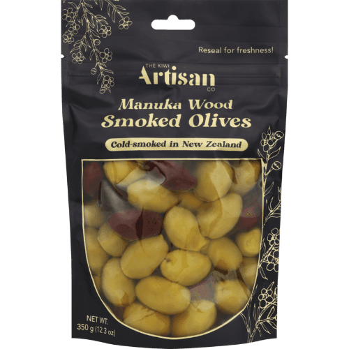 The Kiwi Artisan Co Manuka Wood Smoked Olives