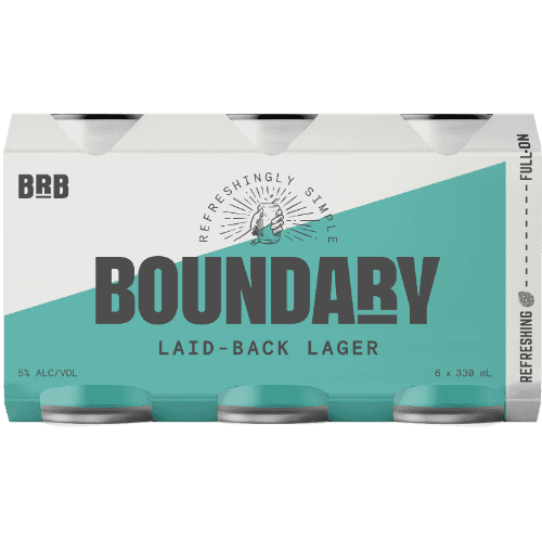 Boundary Road Brewery Laid-Back Lager Cans