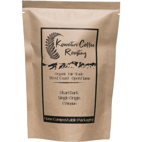 Kawatiri Coffee Roasting Okari Dark Whole Bean Coffee 200 g