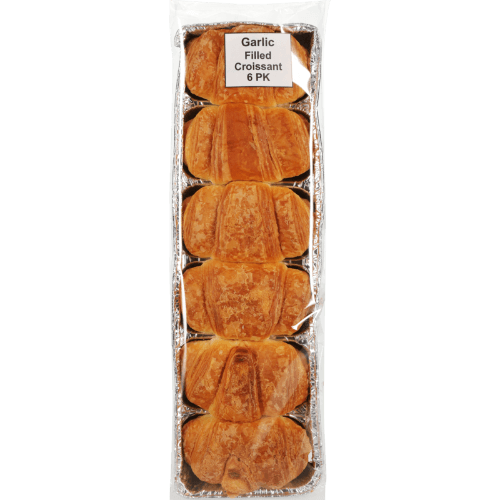 Yarrows Garlic Filled Garlic Croissants 6 pack
