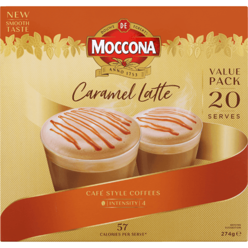 Moccona Caramel Latte Coffee Sachets