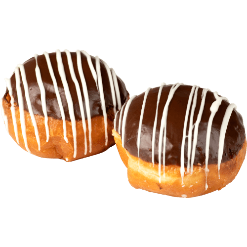 Bakery Chocolate Iced Jam Filled Donut