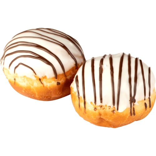 Bakery Chocolate Iced Custard Filled Donut