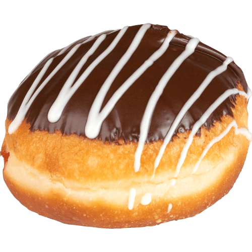 Bakery Chocolate Iced Jam Filled Donut