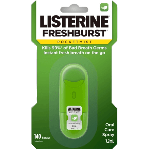Listerine Pocketmist Freshmint Oral Care Spray 7.7 mL