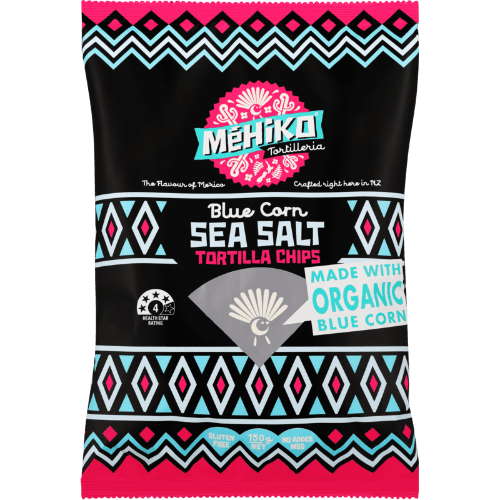 Mehiko Blue Corn Tortilla Chips With Sea Salt