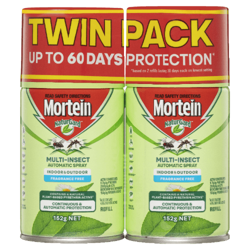 Mortein NaturGard Indoor & Outdoor Fragrance Free Multi-Insect Automatic Spray Refill