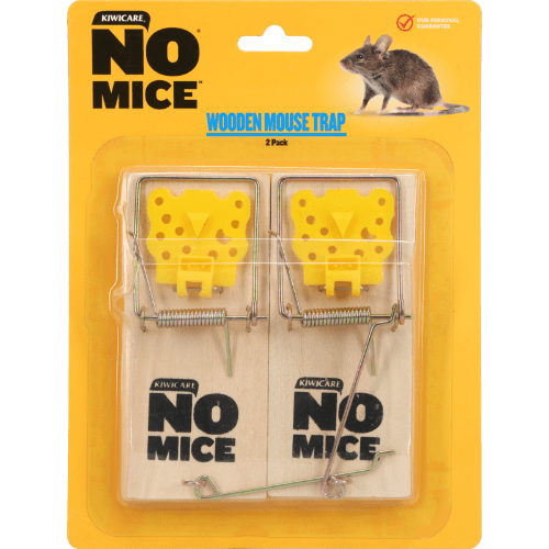 Kiwicare No Mice Wooden Mouse Trap 2 pack
