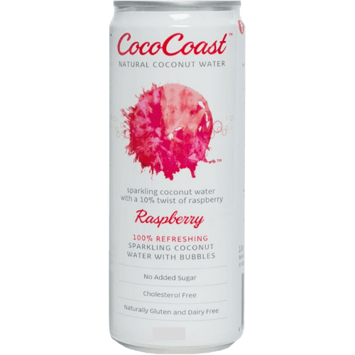 Cococoast Sparkling Raspberry Coconut Water