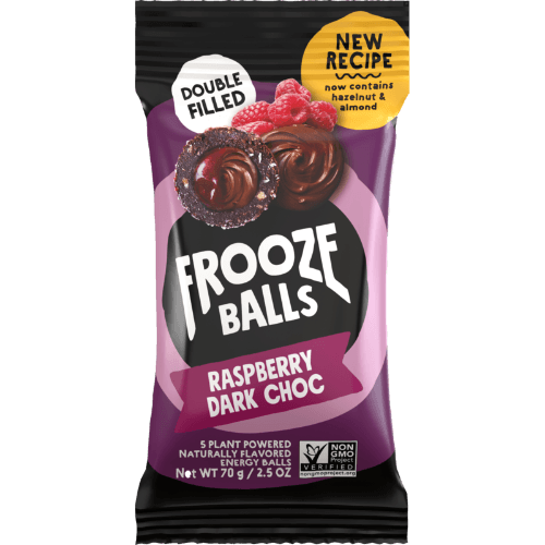 Frooze Balls Raspberry Dark Choc Plant Powered Energy Balls