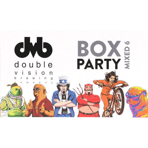 Double Vision Brewing Company Party Box Mixed 6 Beer Cans