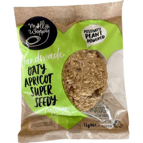 Molly Woppy Plant Based Oaty Apricot Super Seed Cookies