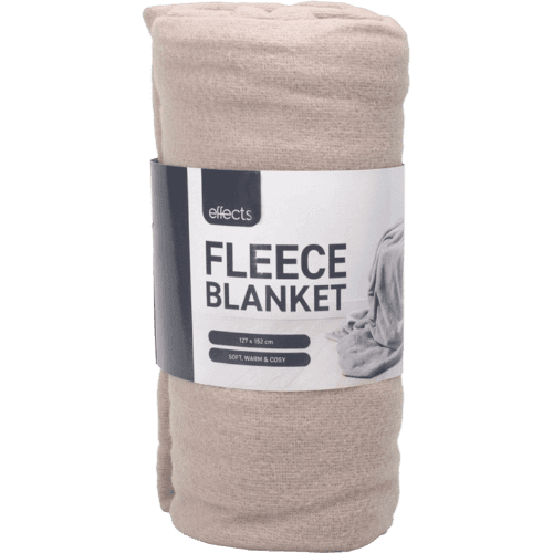 Effects Polar Fleece Blanket Assorted Colours 127x152cm