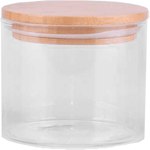Kate's Kitchen Glass Jar With Bamboo Lid 500ml