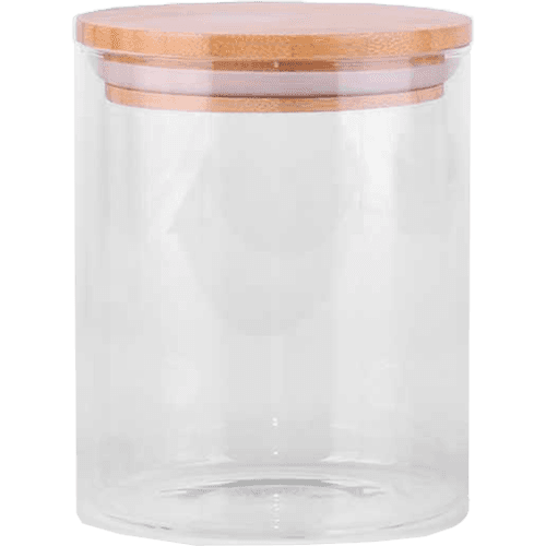 Kate's Kitchen Glass Jar With Bamboo Lid 750ml