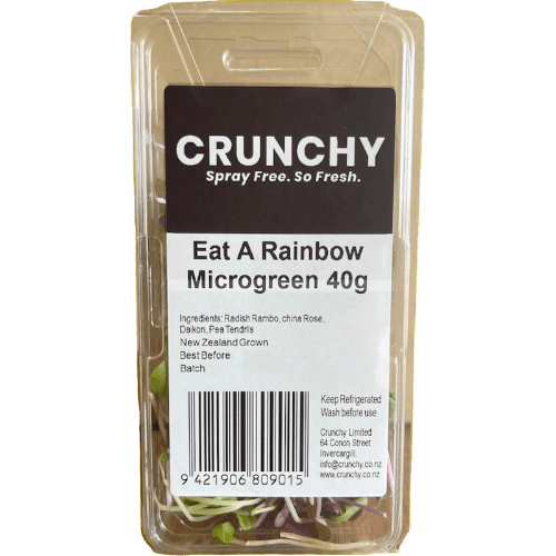 Crunchy Eat A Rainbow Microgreen Spicy Mix