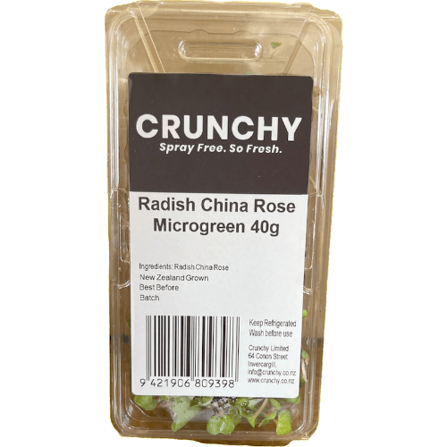 Crunchy Radish China Rose Microgreen 40 g