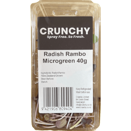 Crunchy Radish Rambo Microgreen 40 g