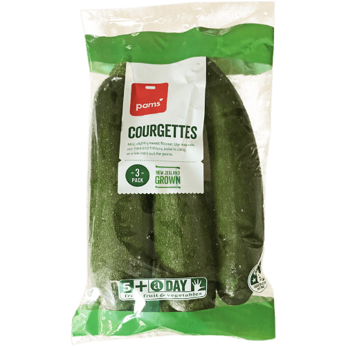 Pams NZ Courgettes