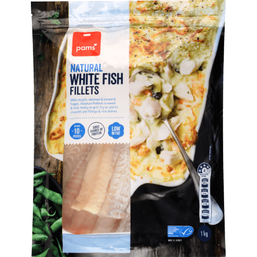 Pams Natural White Fish Fillets