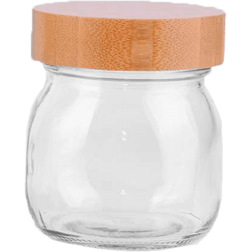 Kate's Kitchen Glass Jar With Wooden Lid 300ml