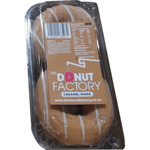 The Donut Factory Caramel Ring Donuts