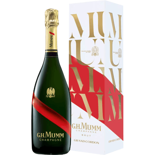 Mumm Grand Cordon Champagne Festive Gift Box 750 mL