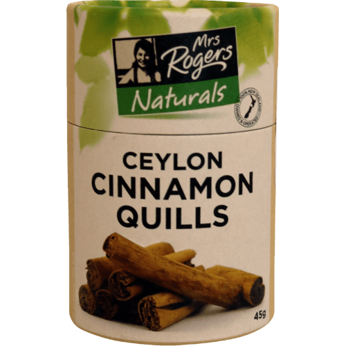 Mrs Rogers Naturals Ceylon Cinnamon Quills Canister