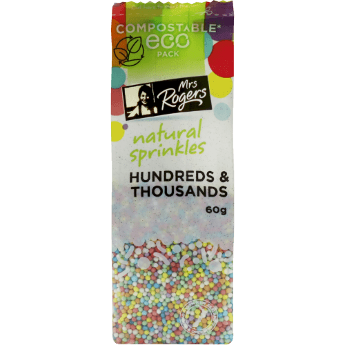 Mrs Rogers Hundreds & Thousands Natural Sprinkles