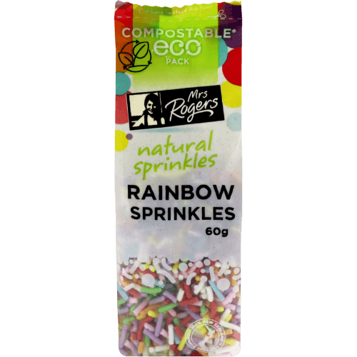 Mrs Rogers Natural Rainbow Sprinkles