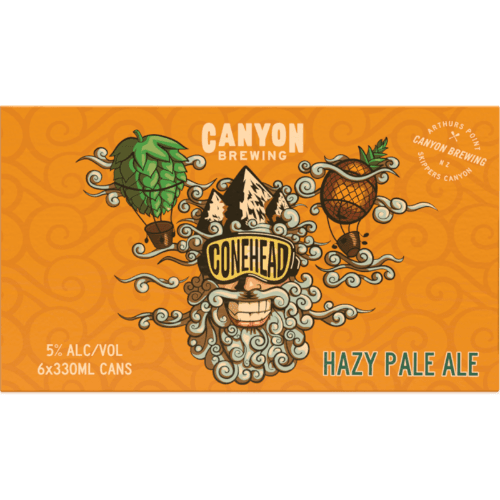 Canyon Brewing Conehead Hazy Pale Ale 6 × 330 mL