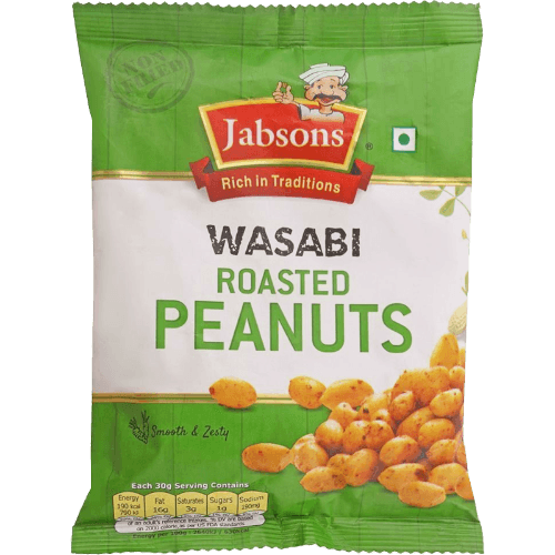 Jabsons Wasabi Roasted Peanuts