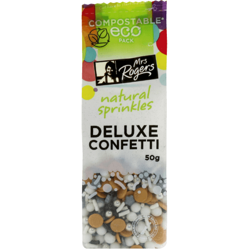 Mrs Rogers Deluxe Confetti Natural Sprinkles