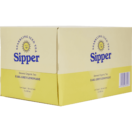 Sipper Earl Grey Lemonade Organic Tea 6 pack