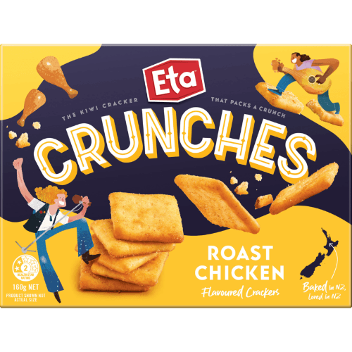 Eta Crunches Roast Chicken Flavoured Crackers