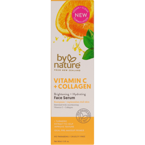 By Nature Vitamin C + Collagen Face Serum